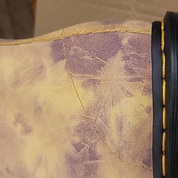 Dr. Martens Pascal Grunge Tie-Dye Combat Boots Size 8 - Picture 14 of 16